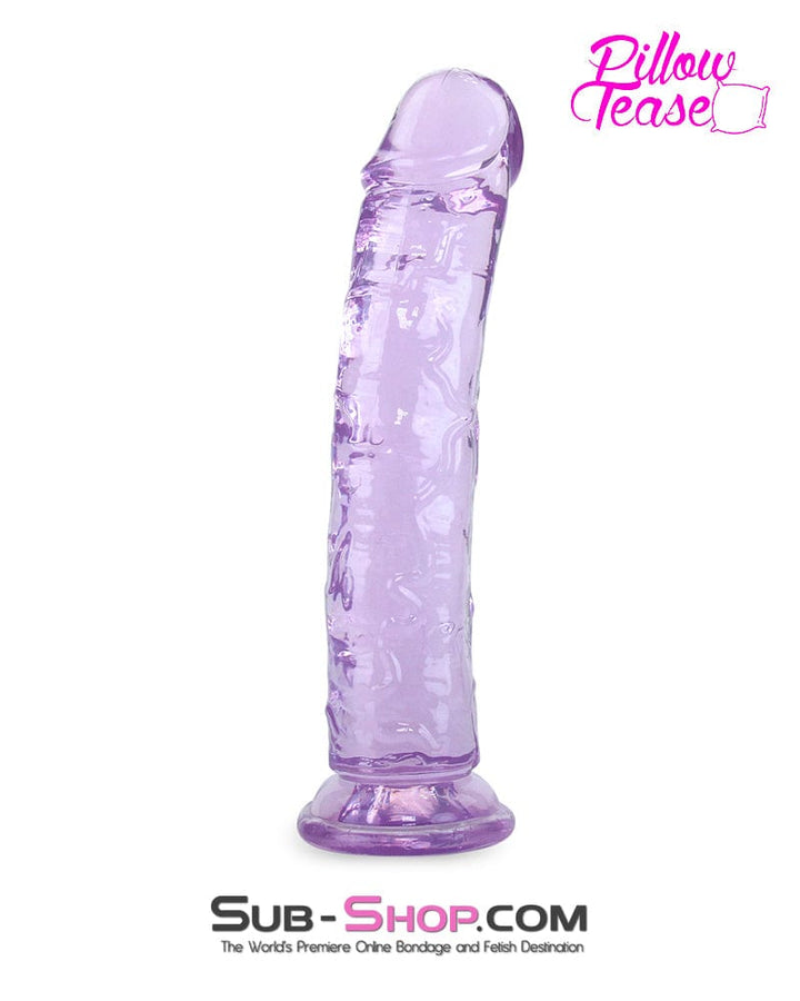 7906M      Jelly Realistic Dong – Purple Large Dildo   , Sub-Shop.com Bondage and Fetish Superstore