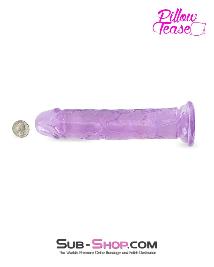 7906M      Jelly Realistic Dong – Purple Large Dildo   , Sub-Shop.com Bondage and Fetish Superstore