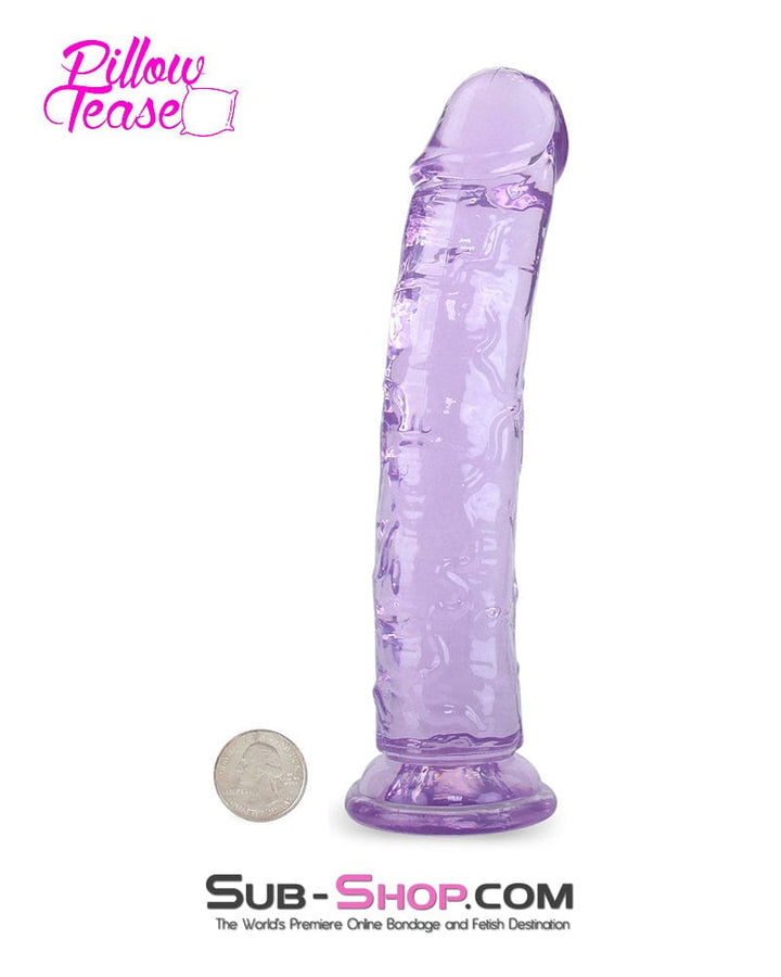 7906M      Jelly Realistic Dong – Purple Large Dildo   , Sub-Shop.com Bondage and Fetish Superstore