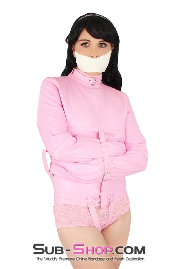 0790MH      Drive Me Crazy Pink Straitjacket Straightjacket   , Sub-Shop.com Bondage and Fetish Superstore