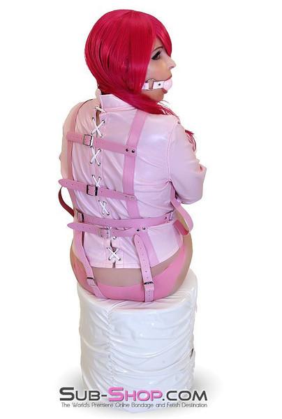 0790MH-SIS      Sissy Bitch Drive Me Crazy Pink Straitjacket Sissy   , Sub-Shop.com Bondage and Fetish Superstore