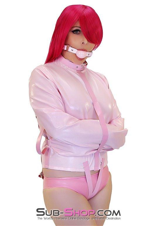 7053A      Princess’s Submission Pink Leather Ballgag Ballgag   , Sub-Shop.com Bondage and Fetish Superstore
