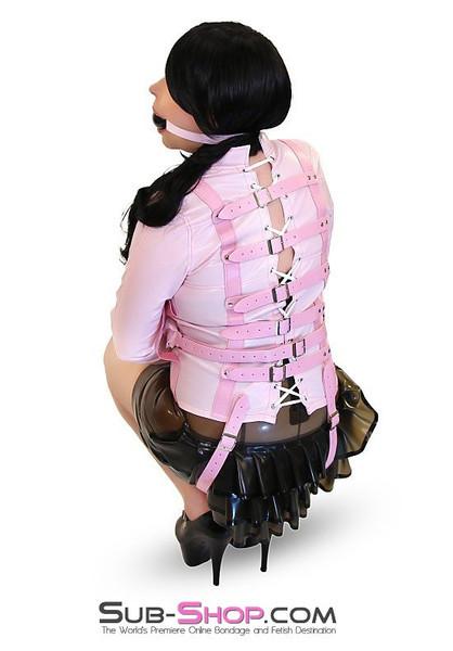 0790MH-SIS      Sissy Bitch Drive Me Crazy Pink Straitjacket Sissy   , Sub-Shop.com Bondage and Fetish Superstore