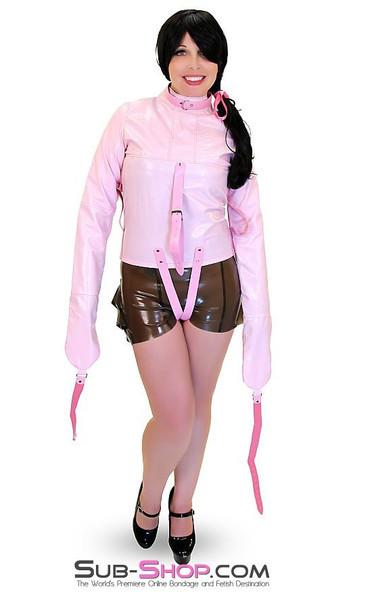 0790MH-SIS      Sissy Bitch Drive Me Crazy Pink Straitjacket Sissy   , Sub-Shop.com Bondage and Fetish Superstore