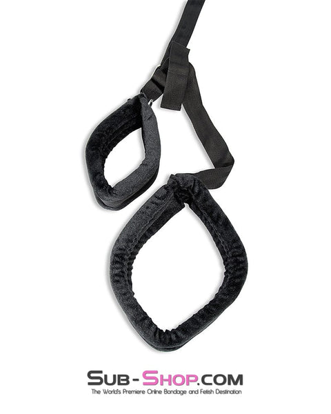 7915DL      Flying Fuck Over the Door Padded Furry Sex Harness - MEGA Deal Black Friday Blowout   , Sub-Shop.com Bondage and Fetish Superstore