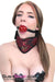 7918DL      Lusty Wench Brocade Lacing Chevron Style Bondage Collar with Leash - MEGA Deal Black Friday Blowout   , Sub-Shop.com Bondage and Fetish Superstore