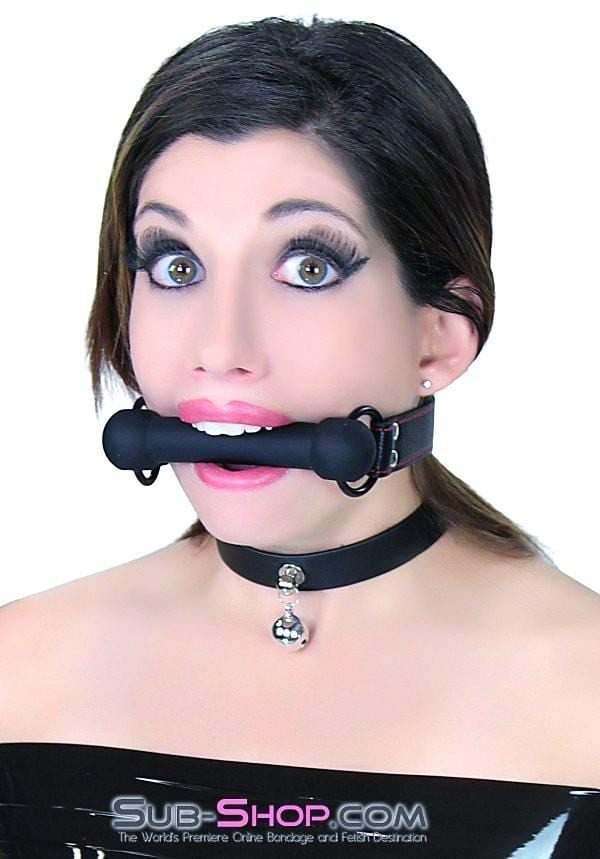 7929DL      Black Beauty Silicone Rubber Comfort Bit Gag Gags   , Sub-Shop.com Bondage and Fetish Superstore