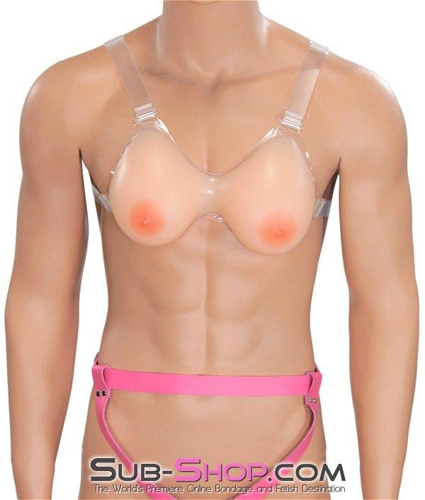 7934R      My Pretty Titties Teardrop Shape Lifelike Real Feel Breast Forms, DD Cup Size Breast Forms   , Sub-Shop.com Bondage and Fetish Superstore