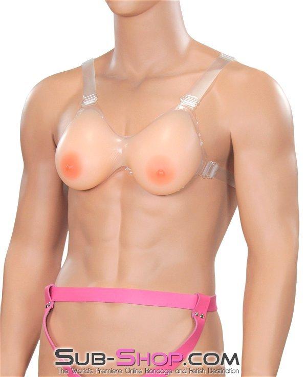 7934R      My Pretty Titties Teardrop Shape Lifelike Real Feel Breast Forms, DD Cup Size Breast Forms   , Sub-Shop.com Bondage and Fetish Superstore