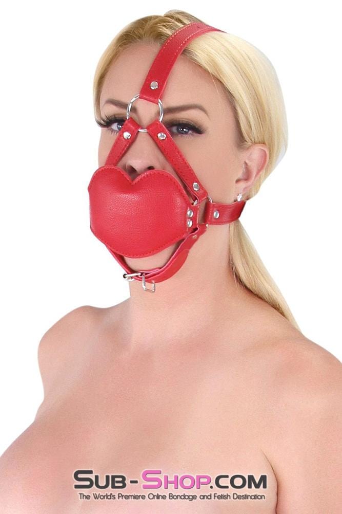 7935DL       Red Lips Blow Job Trainer Thick Penis Gag Trainer Gags   , Sub-Shop.com Bondage and Fetish Superstore
