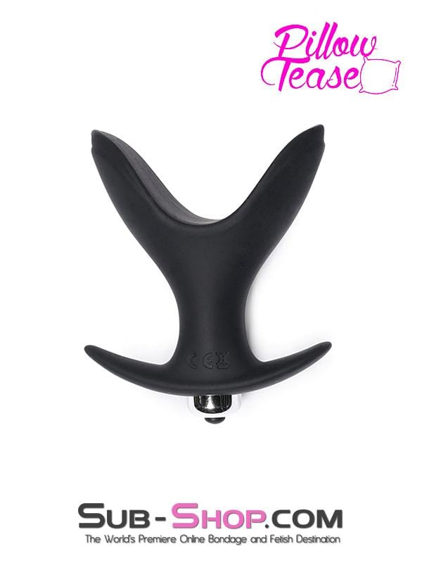 0829RS      Vibrating Self Expanding Silicone Anal Training Plug - MEGA Deal! Black Friday Blowout   , Sub-Shop.com Bondage and Fetish Superstore