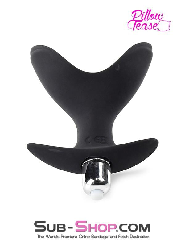 0829RS      Vibrating Self Expanding Silicone Anal Training Plug - MEGA Deal! Black Friday Blowout   , Sub-Shop.com Bondage and Fetish Superstore