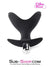 0829RS      Vibrating Self Expanding Silicone Anal Training Plug - MEGA Deal! Black Friday Blowout   , Sub-Shop.com Bondage and Fetish Superstore