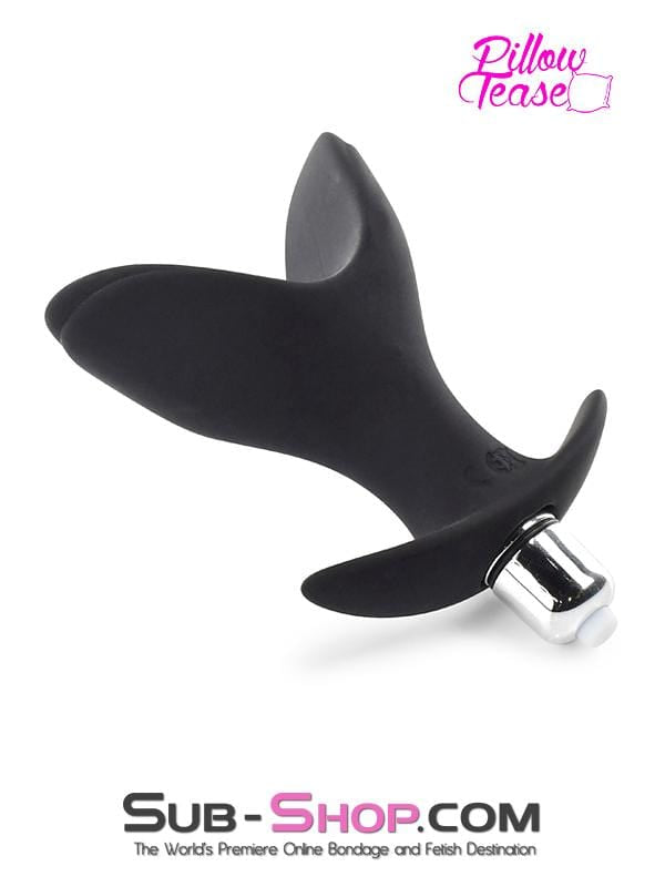 0829RS      Vibrating Self Expanding Silicone Anal Training Plug - MEGA Deal! Black Friday Blowout   , Sub-Shop.com Bondage and Fetish Superstore