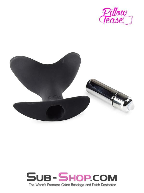 0829RS      Vibrating Self Expanding Silicone Anal Training Plug - MEGA Deal! Black Friday Blowout   , Sub-Shop.com Bondage and Fetish Superstore