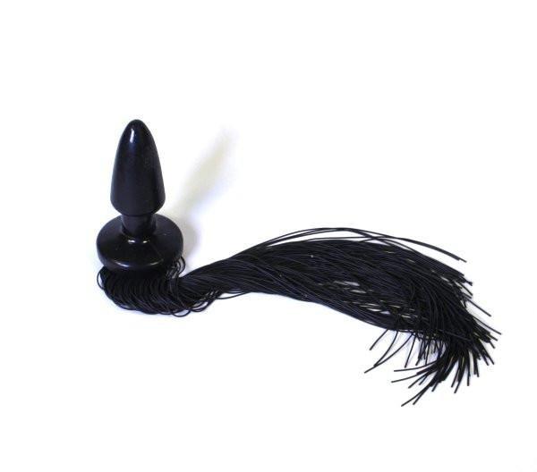 8397LT      Black Pony Play Butt Plug with Rubber Tail - LAST CHANCE - Final Closeout! MEGA Deal   , Sub-Shop.com Bondage and Fetish Superstore