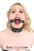 8958DL-SIS      Sissy Bondage Basics Leatherette Open Mouth Ring Gag Sissy   , Sub-Shop.com Bondage and Fetish Superstore