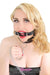 8958DL-SIS      Sissy Bondage Basics Leatherette Open Mouth Ring Gag Sissy   , Sub-Shop.com Bondage and Fetish Superstore
