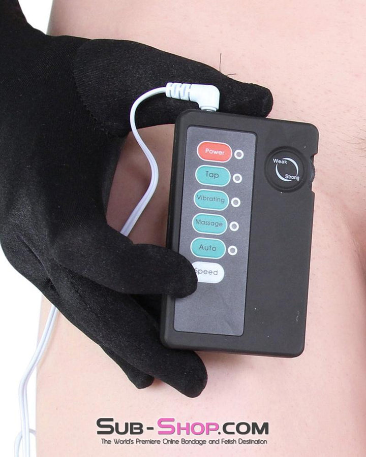 0842RS-SIS      Sissy Slave Sub-Shock Black Electro Stim Power Box Sissy   , Sub-Shop.com Bondage and Fetish Superstore