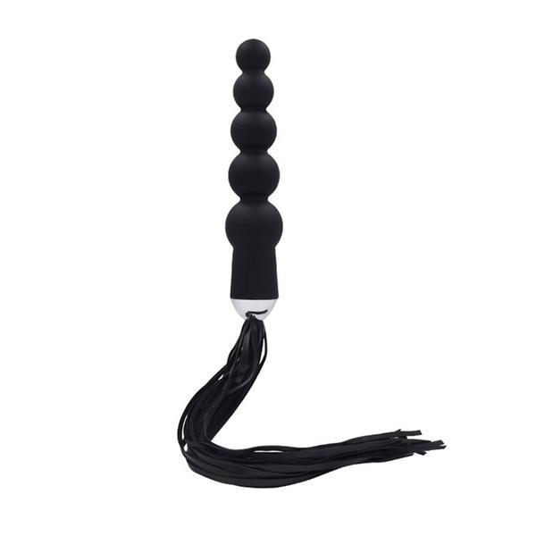0861M      Silicone Anal Beads Dildo Whip - LAST CHANCE - Final Closeout! Black Friday Blowout   , Sub-Shop.com Bondage and Fetish Superstore