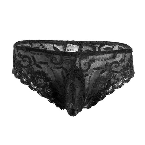 8754AE      Vixen Bitch Black Lace Sissy Male Panties Lingerie   , Sub-Shop.com Bondage and Fetish Superstore