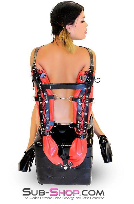 8762BD  Deluxe Full Length Armbinder Mittens Armbinder   , Sub-Shop.com Bondage and Fetish Superstore