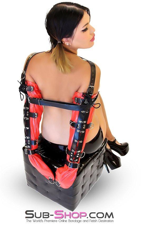 8762BD  Deluxe Full Length Armbinder Mittens Armbinder   , Sub-Shop.com Bondage and Fetish Superstore