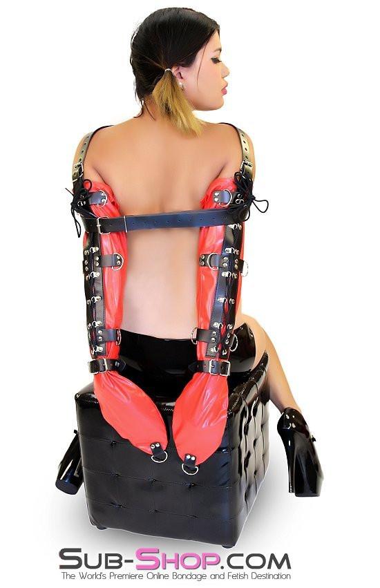8762BD  Deluxe Full Length Armbinder Mittens Armbinder   , Sub-Shop.com Bondage and Fetish Superstore