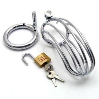 8781HS      Steel Cage Chastity - MEGA Deal Black Friday Blowout   , Sub-Shop.com Bondage and Fetish Superstore