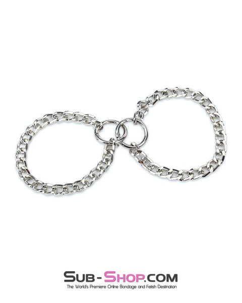 8878RS-SIS      Sissy Boi Jeweled Chain Ankle Cuffs Sissy   , Sub-Shop.com Bondage and Fetish Superstore