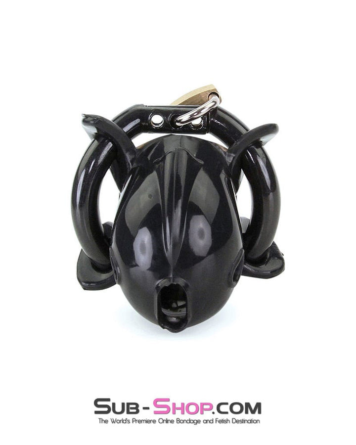 9098AE-SIS      Ruined Orgasms Black Silicone Sissy Chastity Cock Cage Sissy   , Sub-Shop.com Bondage and Fetish Superstore