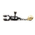 8890M-SIS      Sissy Barbie Bells and Whistles Belled Adjustable Cock and Ball Clamps Sissy   , Sub-Shop.com Bondage and Fetish Superstore
