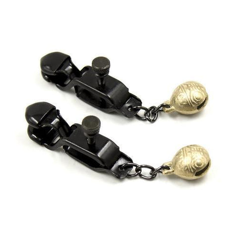 8890M-CB      Bells and Whistles Belled Adjustable Cock and Ball Clamps For Him   , Sub-Shop.com Bondage and Fetish Superstore