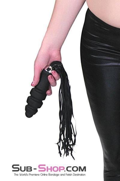 0889M      Deluxe Large Graduated Silicone Anal Dildo Whip - MEGA Deal! Black Friday Blowout   , Sub-Shop.com Bondage and Fetish Superstore