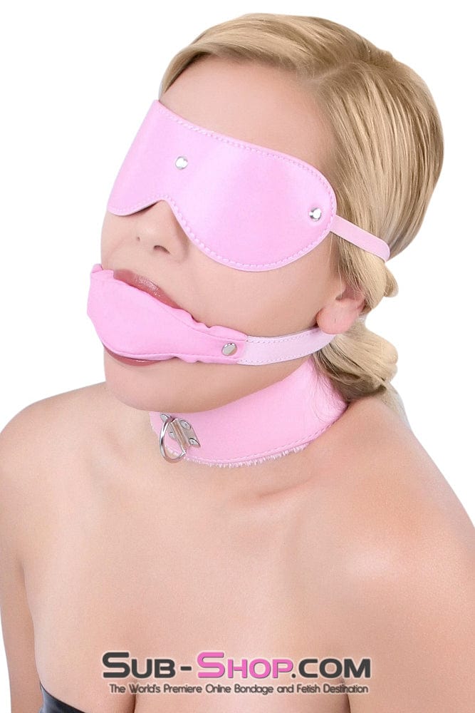 8916DL      Blinded By Love Pink Bondage Blindfold Blindfold   , Sub-Shop.com Bondage and Fetish Superstore