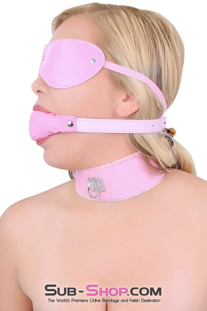 8916DL      Blinded By Love Pink Bondage Blindfold Blindfold   , Sub-Shop.com Bondage and Fetish Superstore