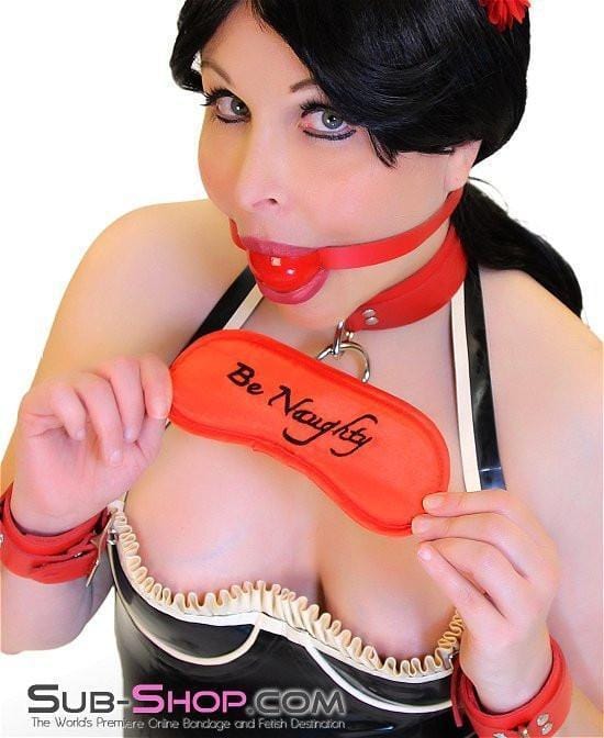 8922DL Be Naughty Satin Love Mask Blindfold , Sub-Shop.com Bondage and Fetish Superstore