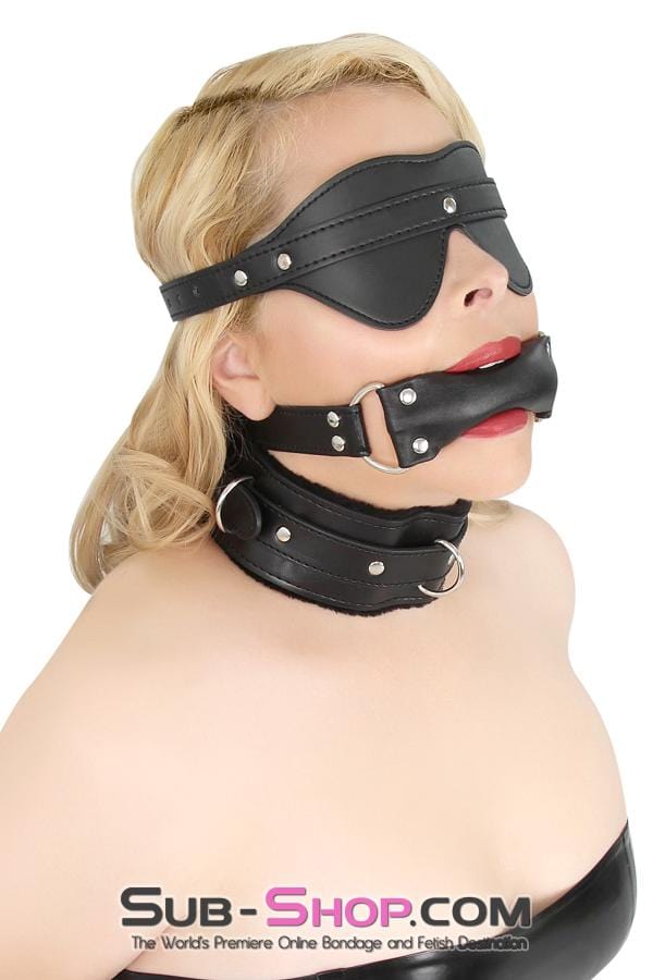 8925DL      Bondage Blinders Buckling Blindfold Blindfold   , Sub-Shop.com Bondage and Fetish Superstore
