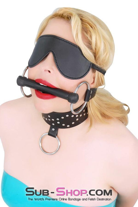 4718RS      Studded Submissive Collar with Leash Set - LAST CHANCE - Final Closeout! MEGA Deal   , Sub-Shop.com Bondage and Fetish Superstore