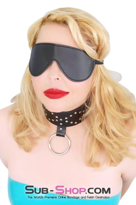 4718RS      Studded Submissive Collar with Leash Set - LAST CHANCE - Final Closeout! MEGA Deal   , Sub-Shop.com Bondage and Fetish Superstore