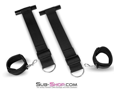 1809DL      Door Hangers Quick Suspension Wrist Cuffs - MEGA Deal Black Friday Blowout   , Sub-Shop.com Bondage and Fetish Superstore