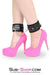 8973DL      Cozy Up Locking Lined Bondage Ankle Cuffs with Connection Chain Cuffs   , Sub-Shop.com Bondage and Fetish Superstore