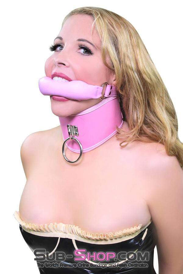 6996HS-SIS      Pink Sissy Slave Pony Stuffed Forced Feminization Bit Gag Sissy   , Sub-Shop.com Bondage and Fetish Superstore