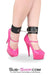 8990DL      Basic Instinct Leatherette Ankle Cuffs - LAST CHANCE - Final Closeout! Black Friday Blowout   , Sub-Shop.com Bondage and Fetish Superstore