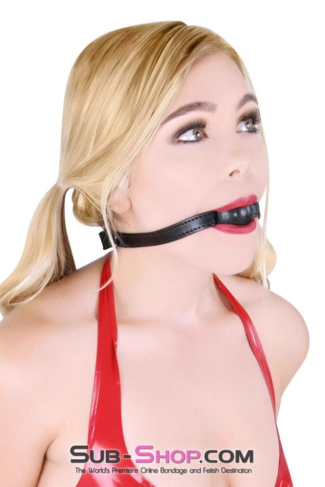 8999DL Bondage Basics Black Rubber Classic Ball Gag - SPECIAL OFFER CHECKOUT SPECIAL OFFER , Sub-Shop.com Bondage and Fetish Superstore