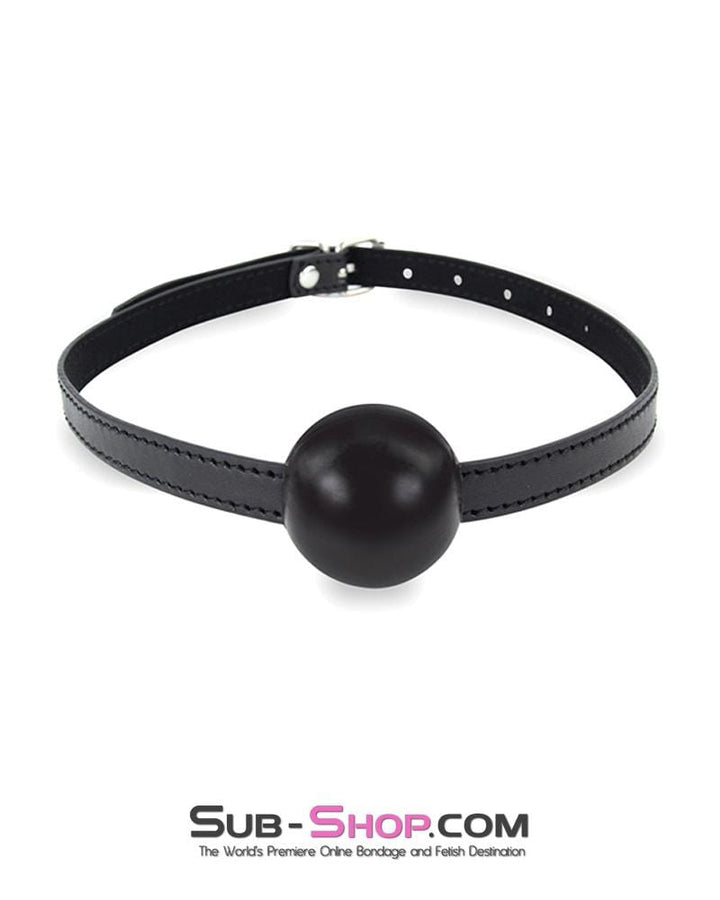 8999DL Bondage Basics Black Rubber Classic Ball Gag - SPECIAL OFFER CHECKOUT SPECIAL OFFER , Sub-Shop.com Bondage and Fetish Superstore