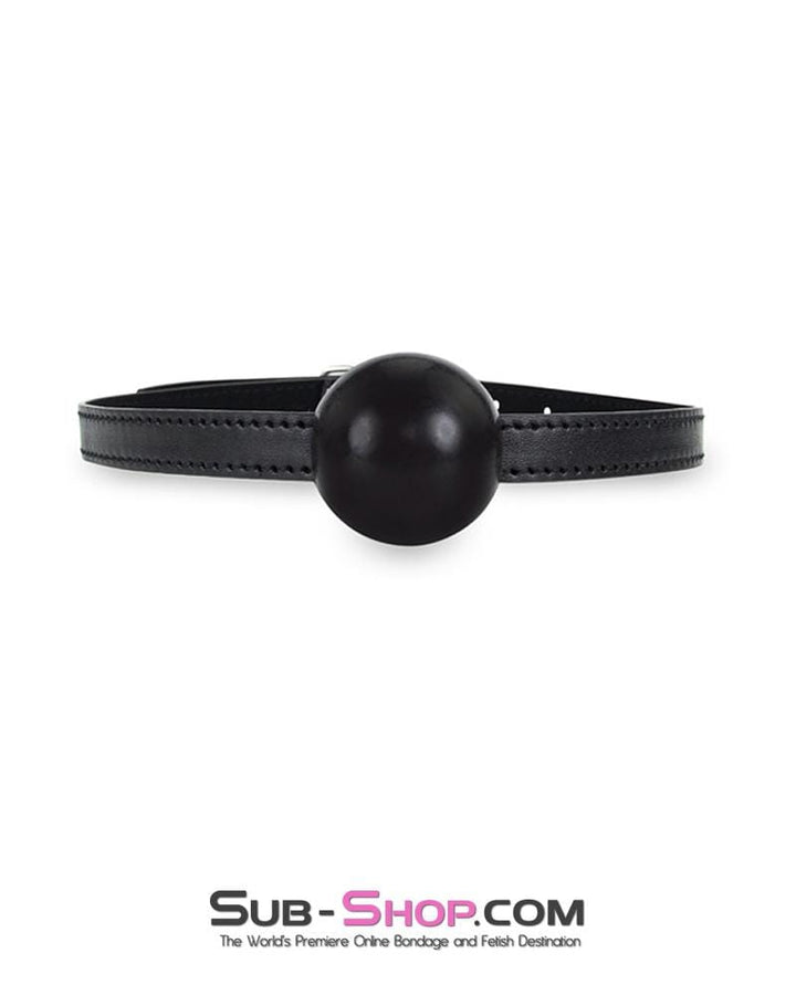 8999DL Bondage Basics Black Rubber Classic Ball Gag - SPECIAL OFFER CHECKOUT SPECIAL OFFER , Sub-Shop.com Bondage and Fetish Superstore