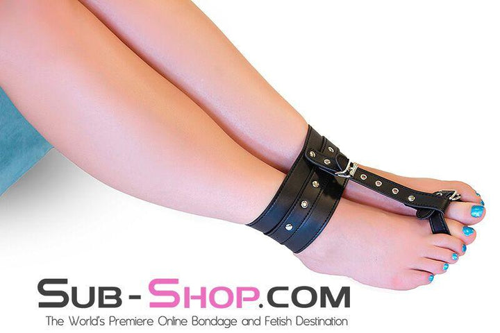 9012DL      Wrist to Thumb Bondage Cuffs Set Cuffs   , Sub-Shop.com Bondage and Fetish Superstore
