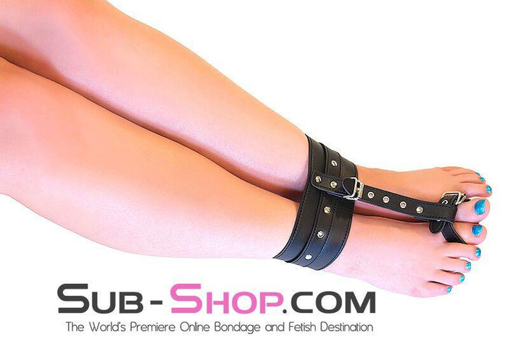 9012DL      Wrist to Thumb Bondage Cuffs Set Cuffs   , Sub-Shop.com Bondage and Fetish Superstore