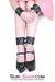 9026M      Black Double Buckle Wrist Cuffs - MEGA Deal Black Friday Blowout   , Sub-Shop.com Bondage and Fetish Superstore
